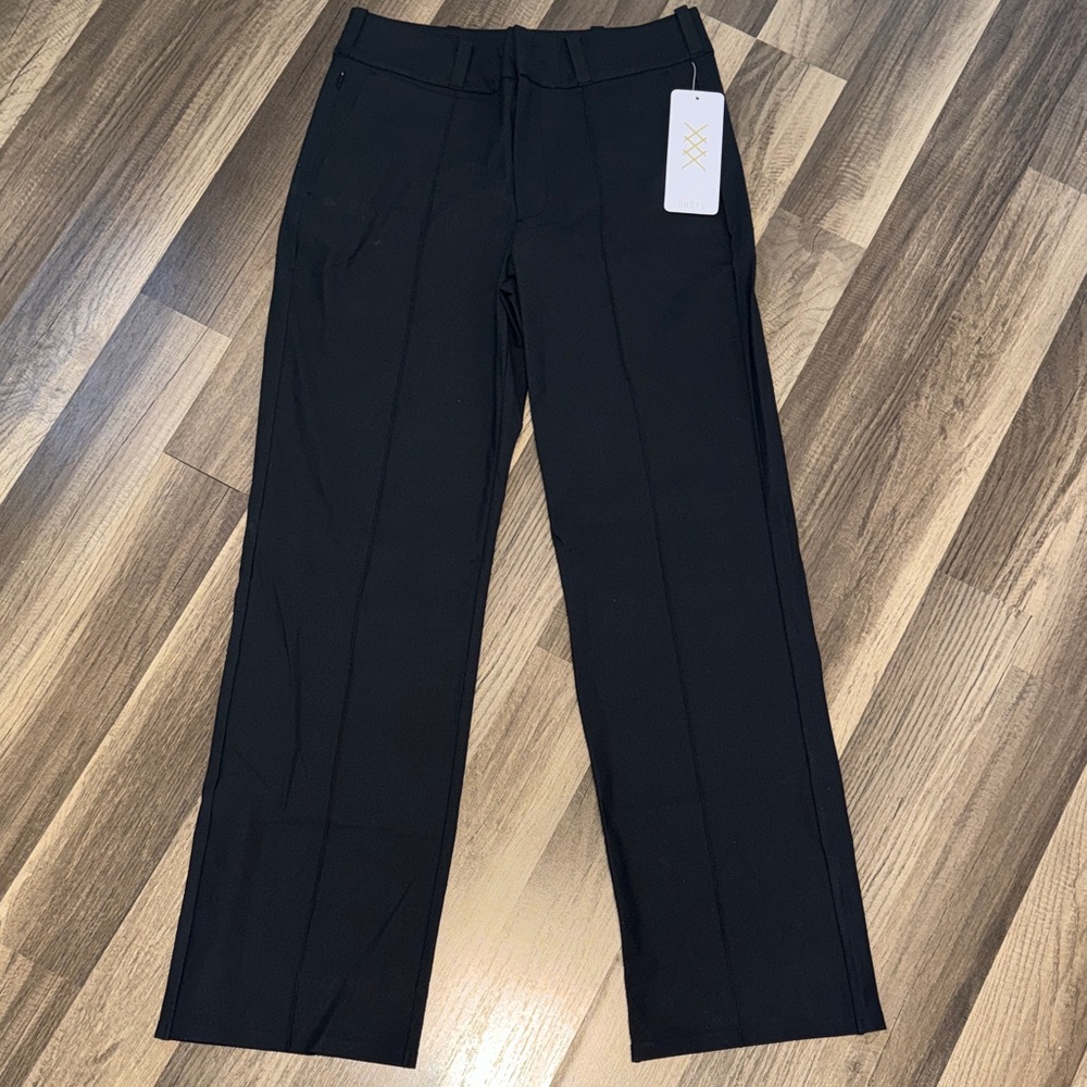 Rhone Birdie Cropped Trouser - Black